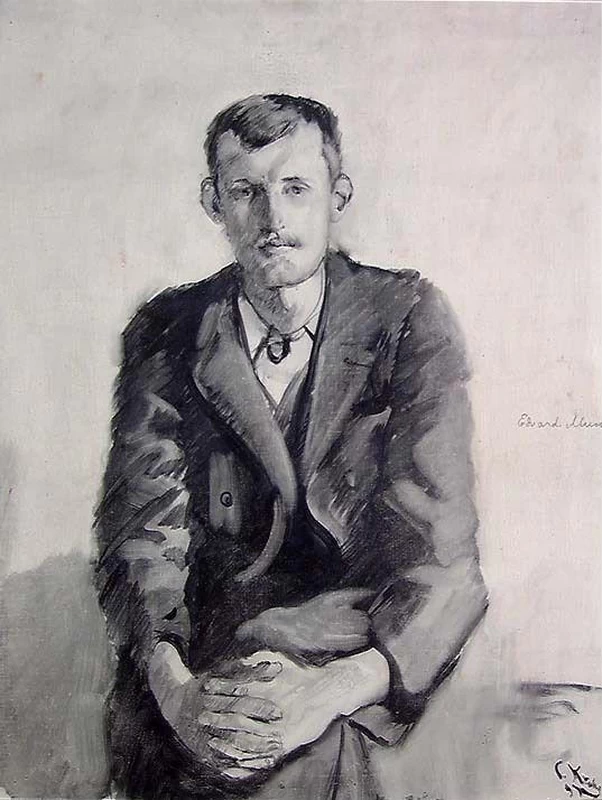 Ritratto del pittore Edvard Munch - Nasjonalmuseet for kunst, arkitektur og design, Oslo